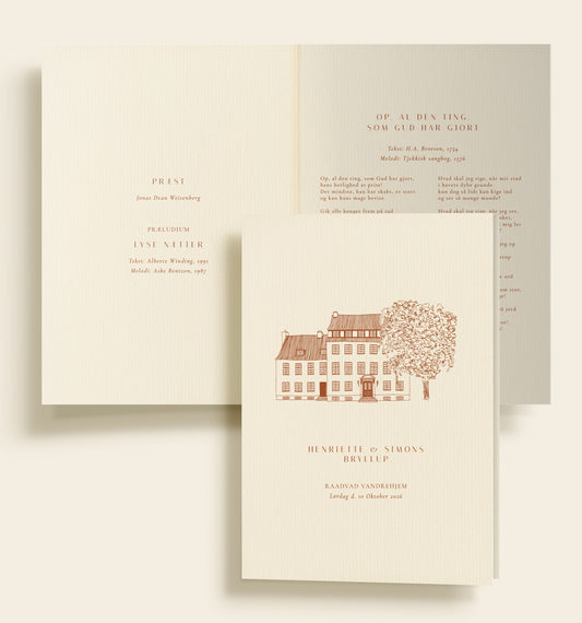 Raadvad Vandrehjem Bryllup Salmehæfte