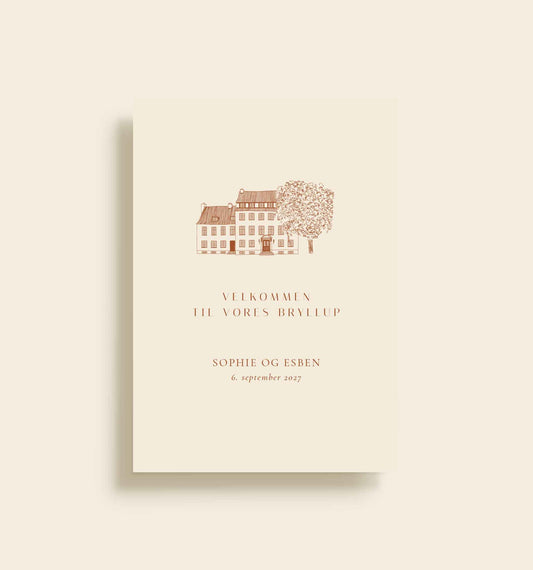 Raadvad Vandrehjem Bryllup Velkomstskilt