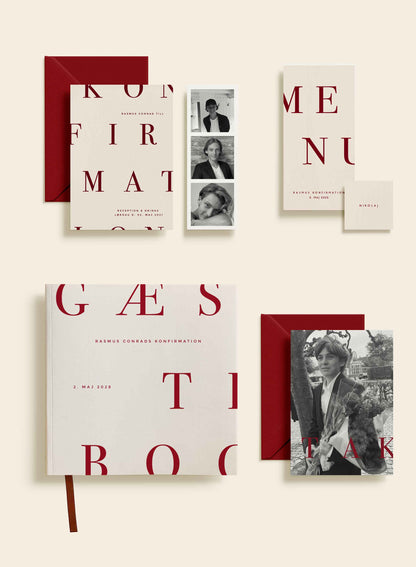 Rasmus Konfirmation Menukort
