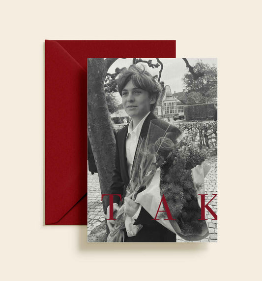 Rasmus Konfirmation Takkekort