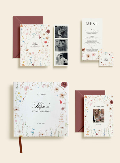 Silja Konfirmation Menukort