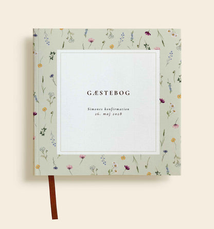 Simone Konfirmation Gæstebog med personligt omslag