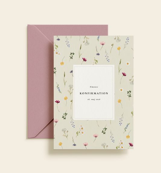 Simone Konfirmation Invitation