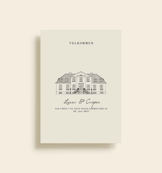 Sølyst Bryllup Velkomstskilt