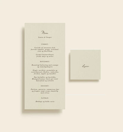 Sølyst Bryllup Bordkort