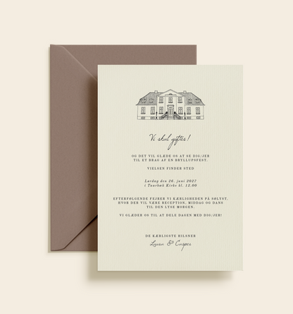 Sølyst Bryllup Invitation