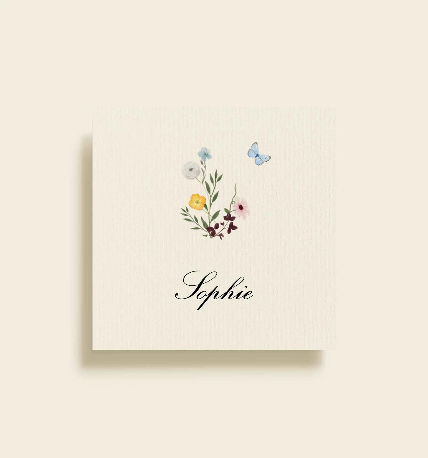 Sophie & Esben Bryllup Bordkort