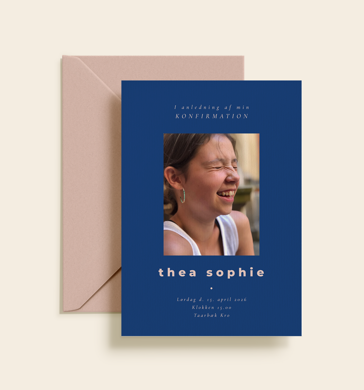 Thea Sophie Konfirmation Invitation - Print selv / Digital
