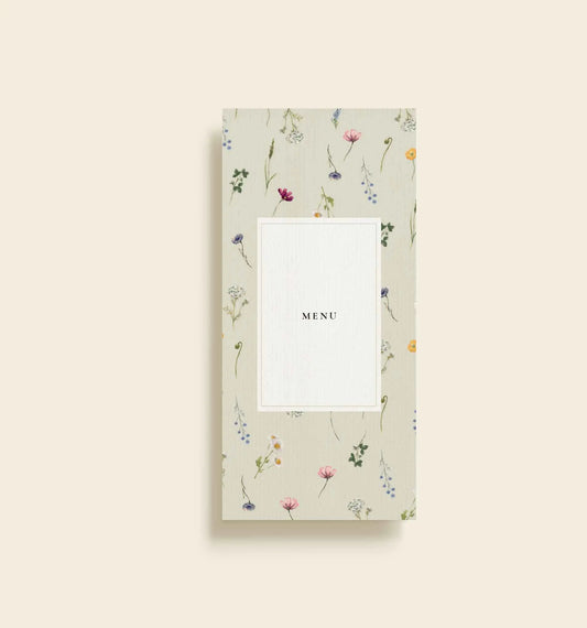 Tulle & Tim Bryllup Menukort