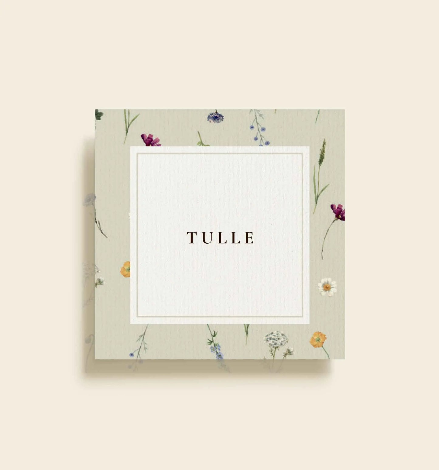 Tulle & Tim Bryllup Bordkort