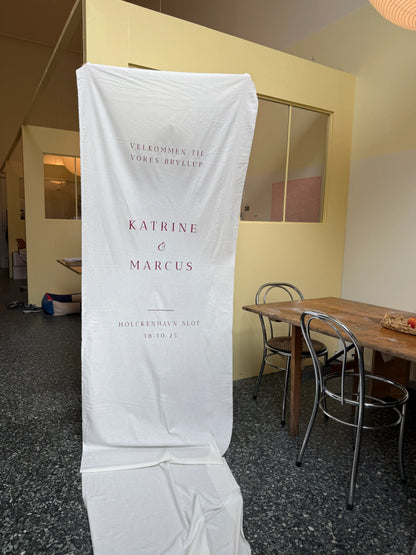 Velkomstbanner