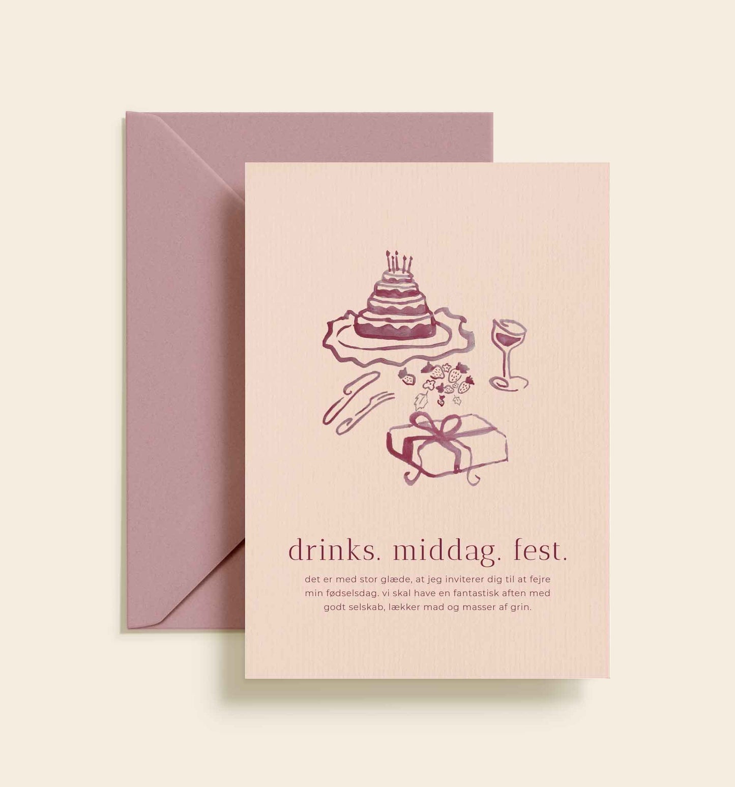 Veneda Fødselsdag Invitation