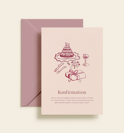 Veneda Konfirmation Invitation