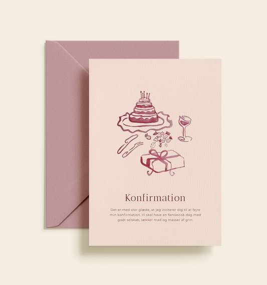 Veneda Konfirmation Invitation