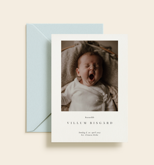 Villum Barnedåb Invitation