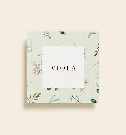 Viola Johanna Konfirmation Bordkort