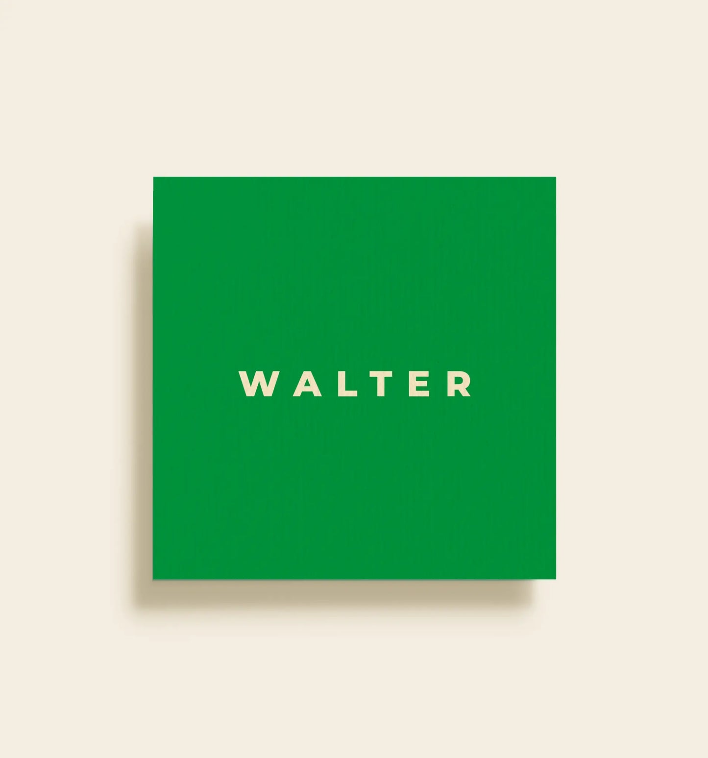 Walter Konfirmation Bordkort