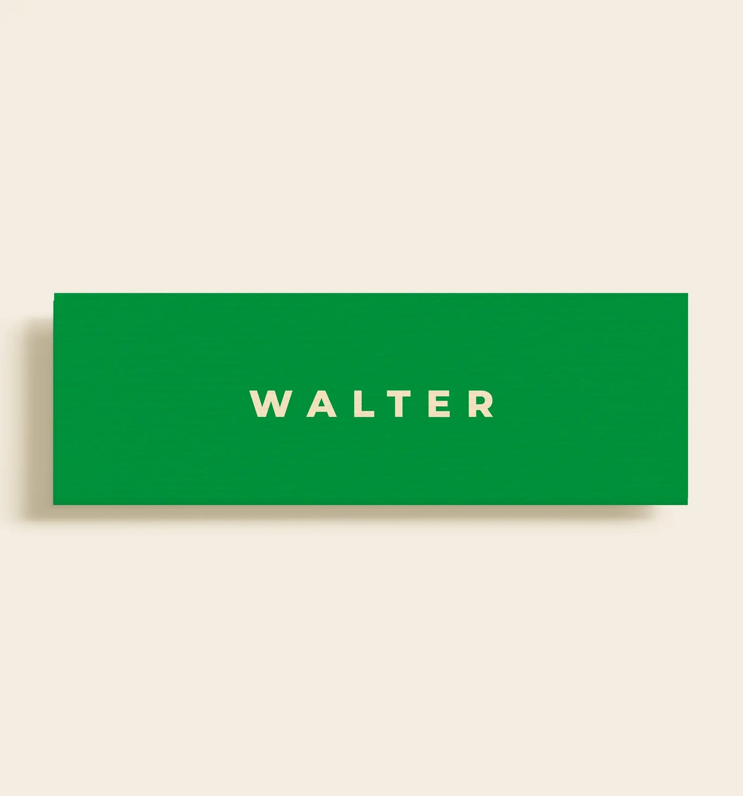 Walter Konfirmation Bordkort