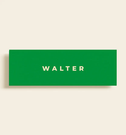 Walter Konfirmation Bordkort