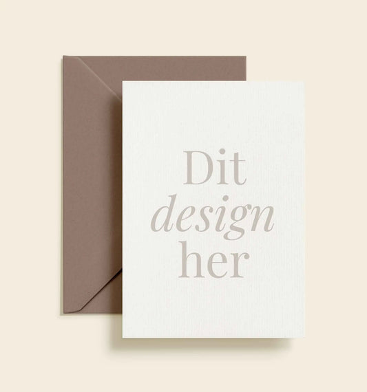 Eget design - Takkekort