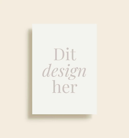 Eget design - Velkomstskilt