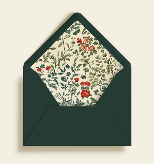 Hornbækhus Bryllup Kuvertinliner